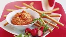 Red pepper hummus