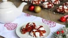 Red Velvet Crinkle Cookies