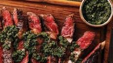 Ribeye Steak with Sweet & Spicy Chimichurri Sauce Recipe