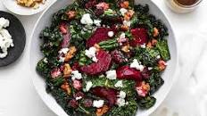 Roasted Beet and Kale Salad