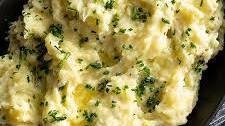 Roasted Garlic, Lemon and Goat Cheese Mashed Potatoes