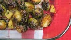 Roasted Rosemary Brussels and Rutabaga