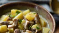 Rustic Oyster Mushroom and Potato Soup