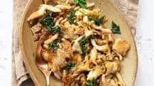 Sauteed Oyster Mushrooms with Garlic Butter