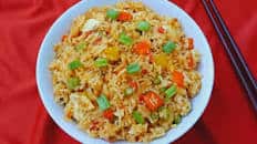 Schezwan Egg Fried Rice