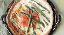 Scottish Smoked Salmon and Asparagus Tart