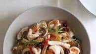 Seafood japchae