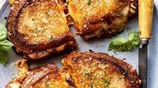 Sesame Butter Kimchi Grilled Cheese