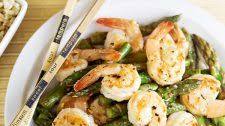 Shrimp and Asparagus Stir Fry with Lemon Sauce Recipe