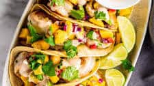 Shrimp Tacos with Mango Salsa