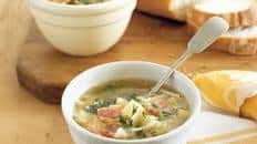 Cabbage, bacon and potato soup Thumbnail