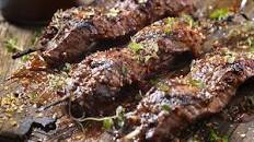 SKIRT STEAK WITH GARLIC BUTTER