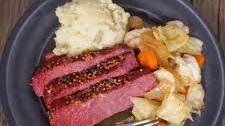 Smoked Corned Beef and Cabbage