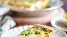 Smoked Salmon and Spinach Quiche