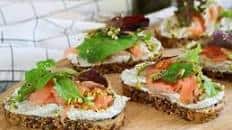 Smoked Salmon Bruschetta