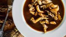 Smoky Mexican Oyster Mushroom Soup