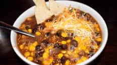 Southwest Ground Beef Soup