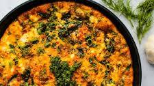 Spanakopita Frittata With Spinach & Feta