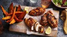 Cajun chicken with sweet potato wedges Thumbnail