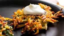 Spicy Carrot, Parsnip and Potato Latkes