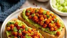 Spicy Chickpea Avocado Toast