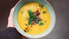 Spicy Red Lentil and Swede Soup