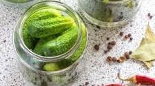 Spicy Sweet and Sour Dill Pickles