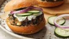 Turkey Burgers with Spinach, Feta & Tzatziki Thumbnail