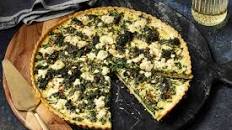 Spinach and Goat Cheese Quiche