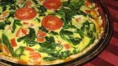 Spinach Tomato Quiche