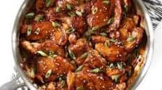 Sticky Ginger Soy Glazed Chicken