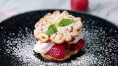 Strawberry Funnel Cake Shortcakes