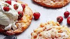 Strawberry Shortcake Funnel Cake Recipe