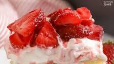 Strawberry Shortcake Sheet Cake