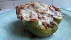 Stuffed Bell Peppers with Beef and Cabbage