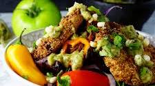 Summertime Fried Green Tomato Salad