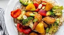 Sweet and Sour Pineapple Broccoli Chicken Stir Fry