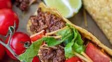 Sweet and Spicy Tacos with Cilantro Lime Sour Cream