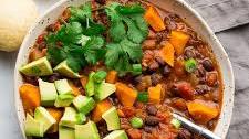 Sweet Potato Black Bean Chili