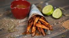 Sweet Potato Fries and Curry Sauce