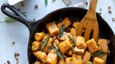 Sweet Potato Gnocchi with Maple Sage Butter Sauce