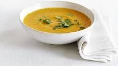 Sweet potato & lentil soup