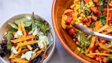 Sweet Potato Tex-Mex Salad with Avocado Ranch