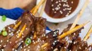 Teriyaki Beef Skewers (video)