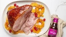 Teriyaki Glazed Holiday Ham with Pineapple