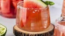 The BEST Watermelon Basil Margarita