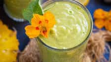 Tropical Green Goddess Smoothie Recipe Thumbnail