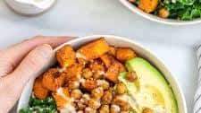 Vegan Sweet Potato Chickpea Buddha Bowl