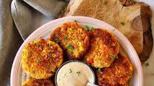 Vegetable Chickpea Fritters