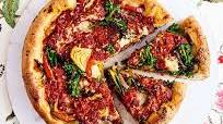 Vegetable Lovers' Deep-Dish Pizza Thumbnail